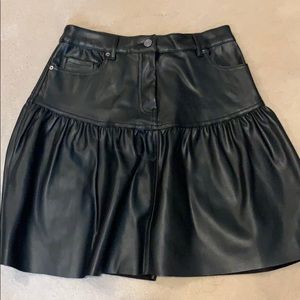 Leather skirt